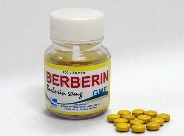 Thuốc tiêu chảy Berberin 50mg